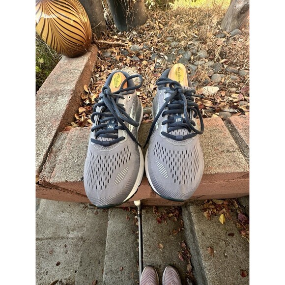 Brooks Women's Addiction GTS 15 Grey/ / Aqua Womens Running Shoes 8 XWide - Picture 5 of 16